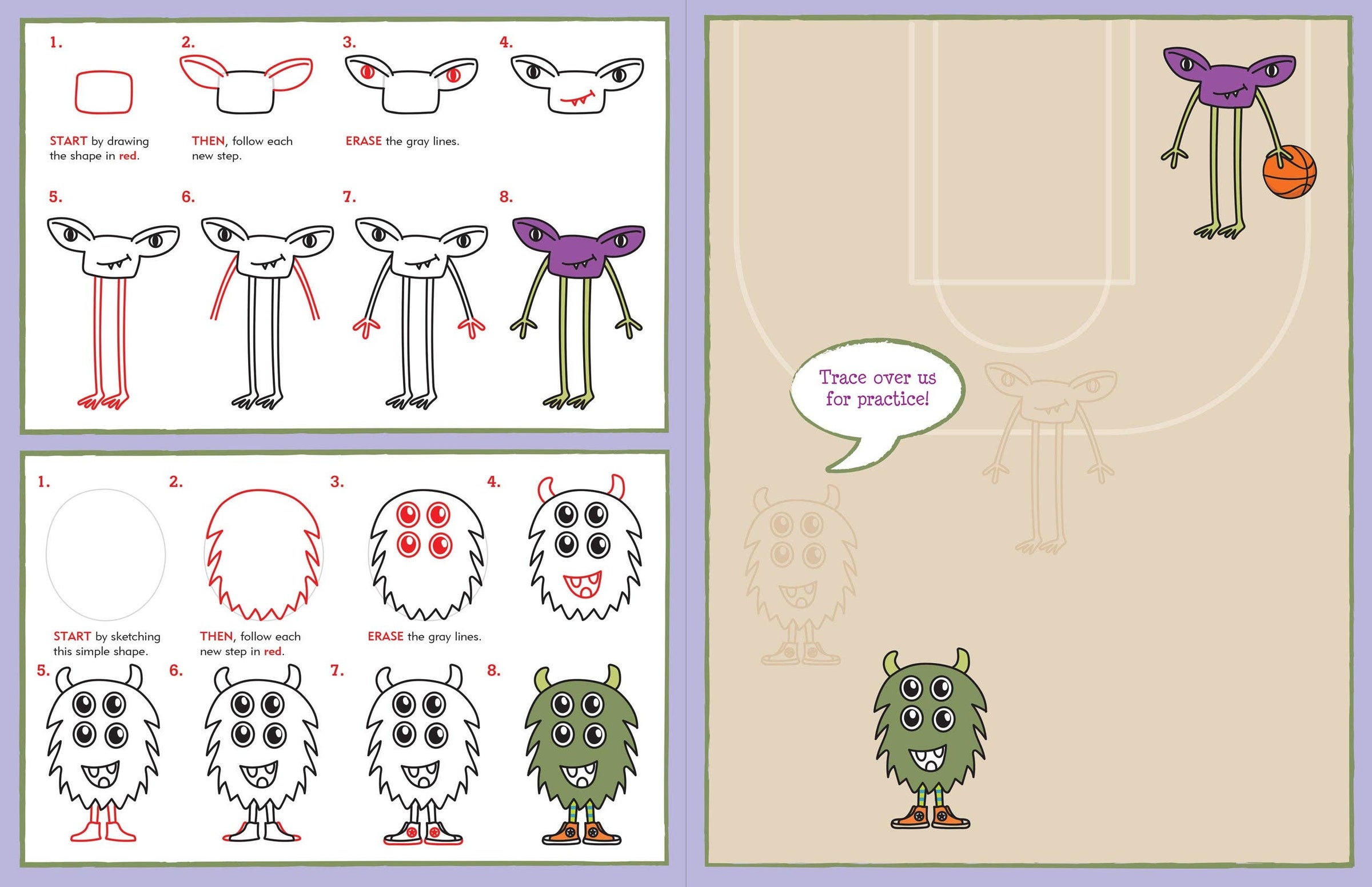 Monster Draw Box Learn to Draw Monsters | THE ART ROOM Ink